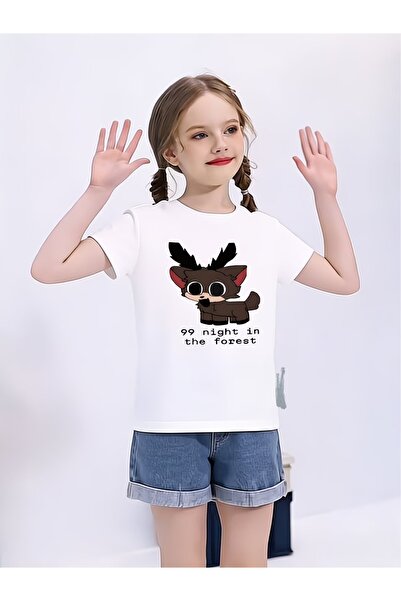 PixelWear تي شيرت 99 Nights In The Forest للأطفال للجنسين مقاس كبير