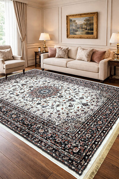 ünalcarpet 4 Metrekare - 6 Metrekare Modern Salon Ve Oturma Odası Halısı Yumu...