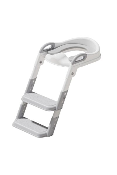 Little Mom Children's toilet seat Grey, foldable, adjustable, PU ring, m comp...