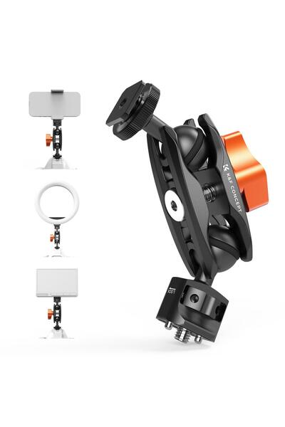 K&F CONCEPT Cold Shoe Double Ball Head