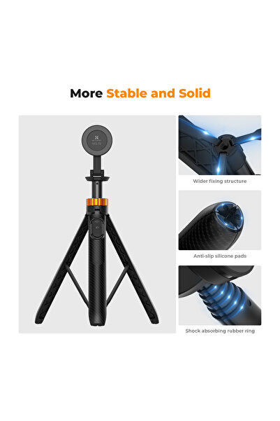K&F CONCEPT iPhone Uyumlu MagSafe Selfie Çubuğu & Tripod (162cm)