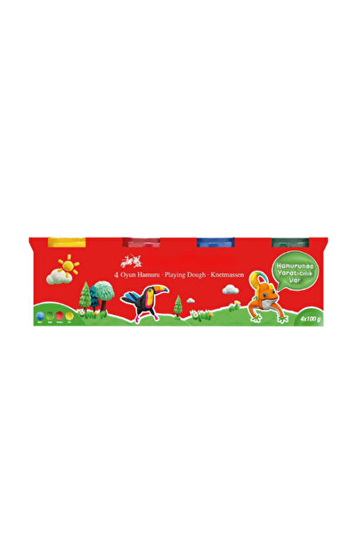 Faber Castel Play Dough Classic 4-Piece,Red,Green,Yellow,Blue,Vibrant Colors,...