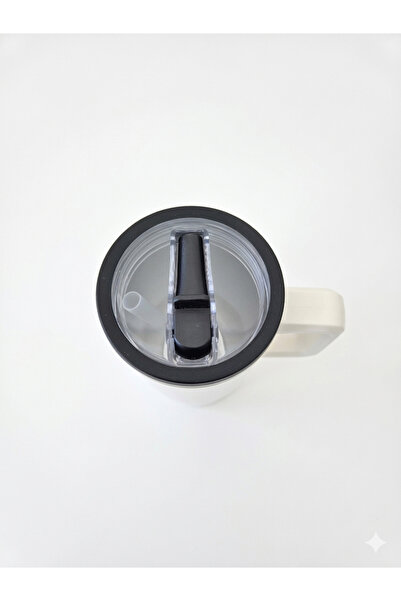 FLAKE - High-Quality Stainless Steel Thermos with Self-Straw/Side Grip 30 Oz/ 0.9 Lt