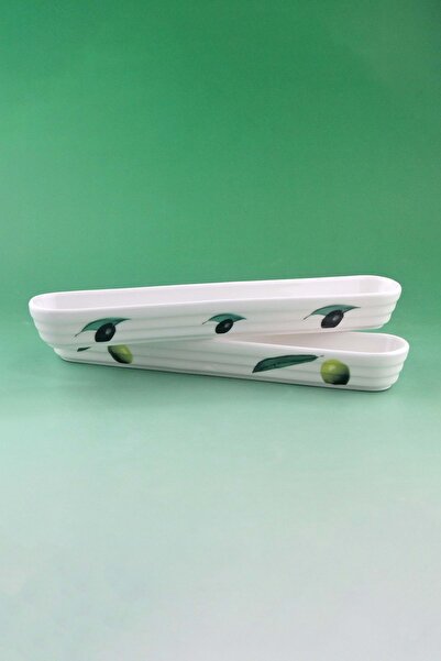 Bursa Porselen Dekor Olives 2 Porcelain Olive Holders