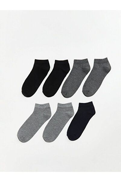LC Waikiki Mixed Men's Bamboo Booties Socks 7-Pack