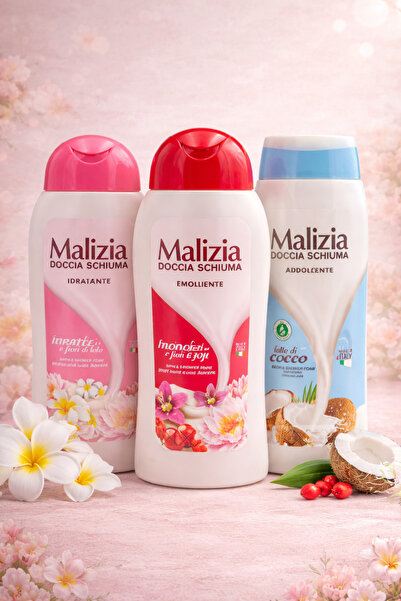 Malizia Set Gel de Duș – Hidratare & Răsfăț (3 variante)