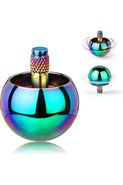 Coolden Fidget spinner metalic Coolden, titirez anti-stres, rotatie 3-5 min, ...