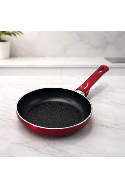 Rivorn Evinda Teflon Pan 22 cm Honeycomb Base Fireproof Non-Stick