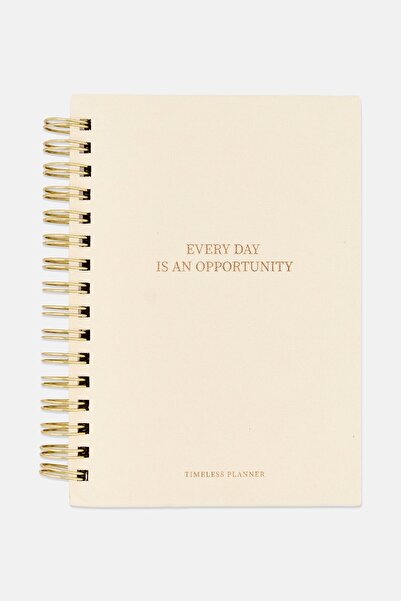 Muy Mucho Spiral 80 Sheets Notebook, White