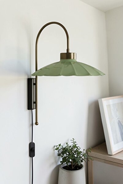 Bamyum Risso Mint Fişli Tekli Aplik Salon Mutfak Koridor Cafe Butik Lamba Ayd...