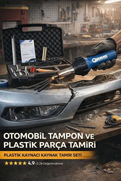 STANVOLT ARM Professional Plastik Kaynak Makinesi Seti TAMPON KAYNAK