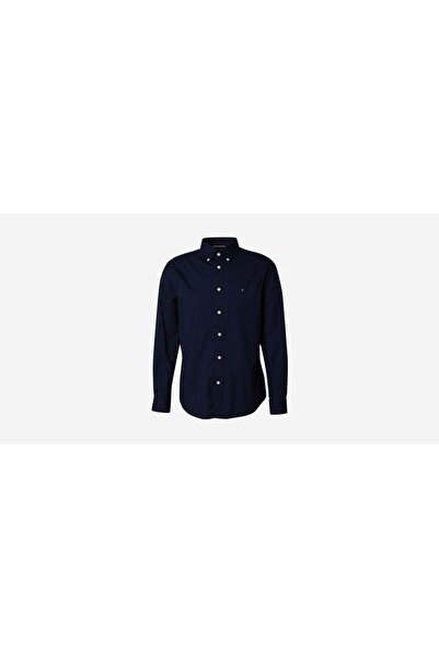 Tommy Hilfiger FLEX POPLIN RF SHIRT BLACK