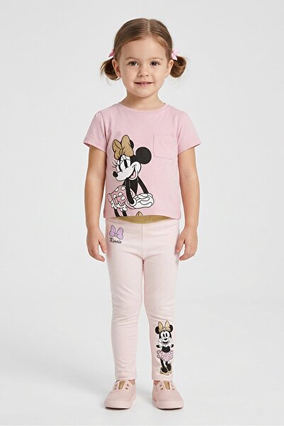 Disney طقم ملابس للأطفال الصغار من X ميكي آند فريندز، قطعتين علوية وسفلية، مت...