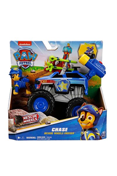 Ncbatölye PAW PATROL Rescue Wheels - Chase’in Canavar Kamyon Karakter Oyuncak