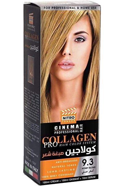 NITRO CANADA صبغة شعر كولاجين برو، 9.3 أشقر عسلي