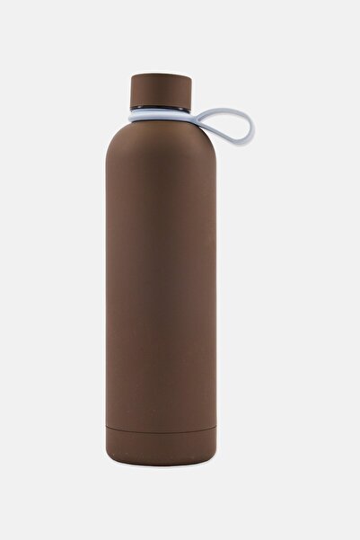 Muy Mucho Thermo Steel Plain Double-Walled To-Go Water Bottle 750 ml, Coffee ...