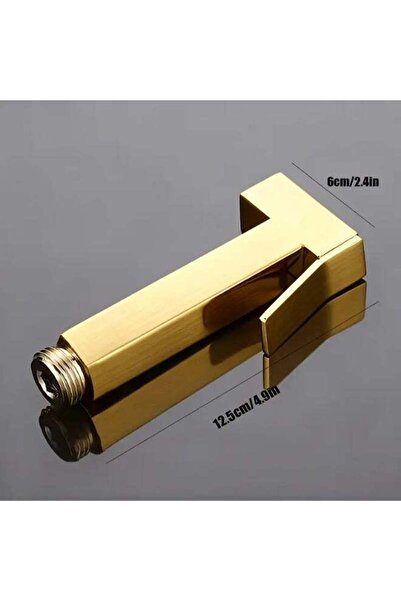 RONA طقم رشاش شطاف ذهبي لامع للمرحاض، مجموعة رش يدوية للتنظيف الصحي في الحمام