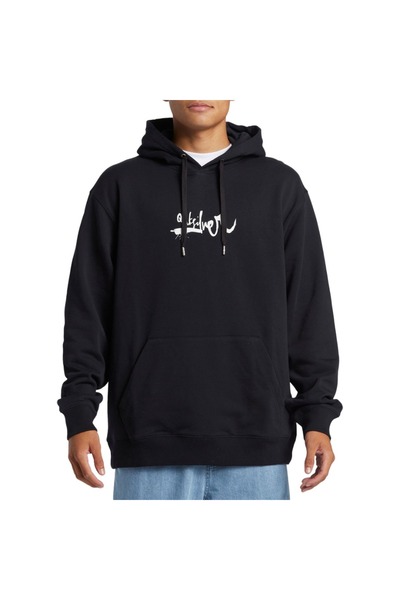 Quiksilver DNA IMPAIRED Φούτερ με λογότυπο Μαύρο L