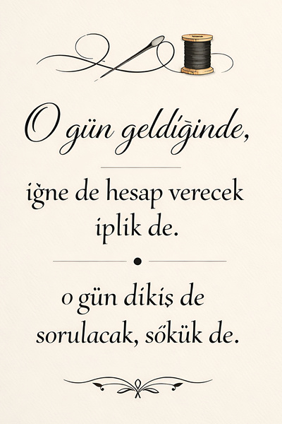 Hayal Poster O Gün Geldiğinde Retro Ahşap Poster 20x30