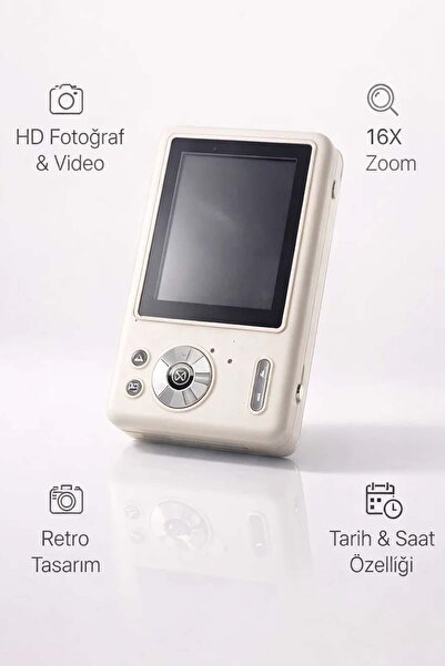 FaroxTech Retro Tasarımın Zamansız Şıklığı: 4K Ultra HD Dijital Nostalji Kamerası