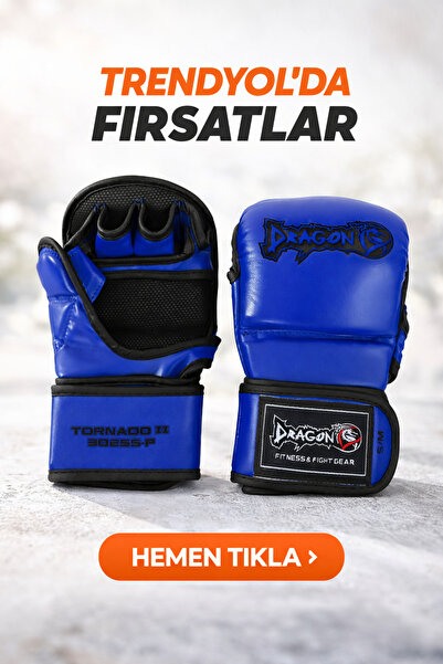 Dragondo Tornado II MMA Eldiveni – Yarım Parmak & Kick Boks , Darbe Emici, Ma...