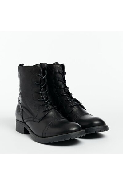 OEM Women's boots, made of genuine leather, Sarah Black