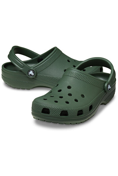 Crocs Classic Unisex Green Slippers - 10001