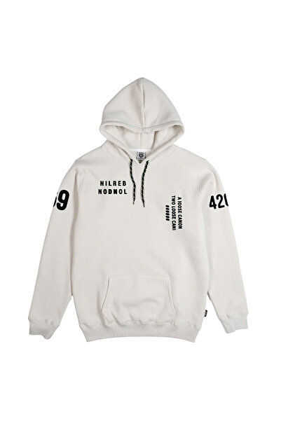 The Dudes TEST SUBJECT 1 Φούτερ με κουκούλα Γάλα Αμυγδάλου XS