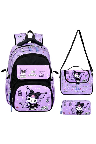 Waddell Σακίδιο πλάτης δημοτικού σχολείου με δερμάτινο σχέδιο Princess, θερμι...