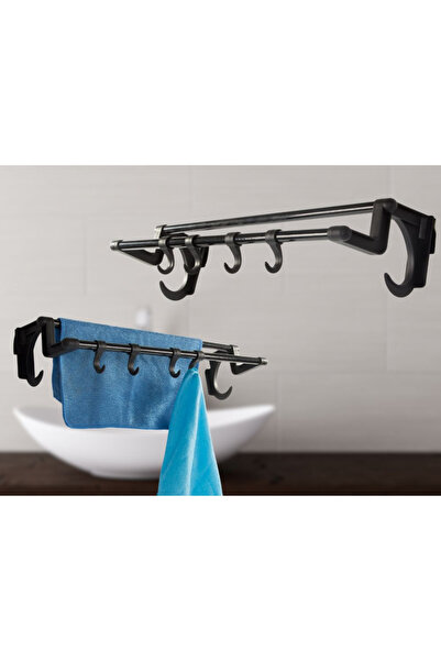 OEM/ODM Towel and bathroom accessories holder, 40 cm, 4 hooks, quick wall mou...