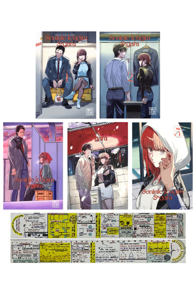 Athica Seninle İçtiğim S*gara 1-2-3-4-5. Ciltler Manga Seti + Özel Cetvel