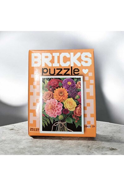 Akçtoys Çiçekli Brıcks Puzzle