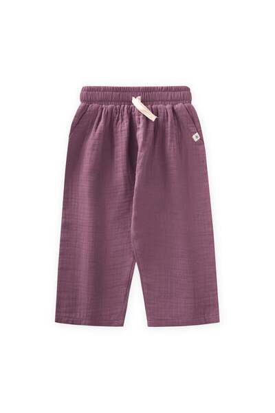 Cigit Pantaloni din muselină 1-10 ani Prune