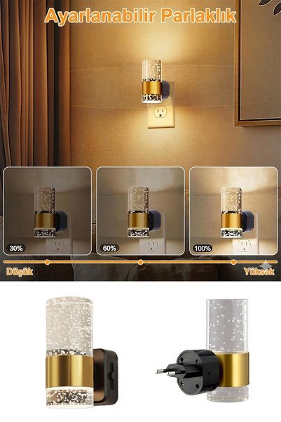 Neo Vista Led Photocell Dark Sensor Sconce Night Light Wall Mounted Modern Lighting