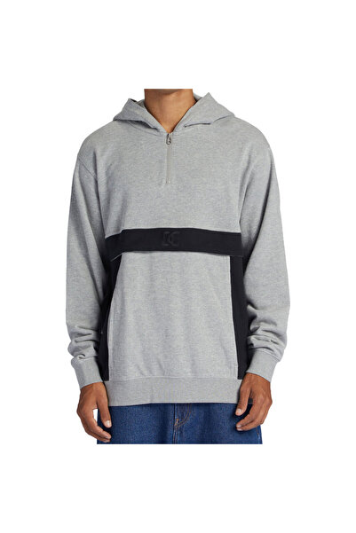 DC OPTICS Φούτερ με κουκούλα Γκρι μελανζέ XL