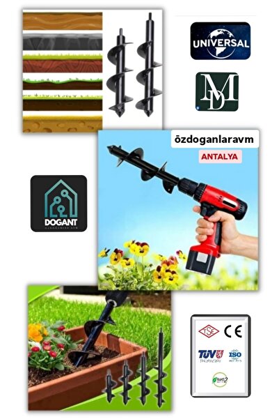 dogant özdoğanlar avm Fide Dikme Toprak Burgusu Matkap Uclu 30x10cm