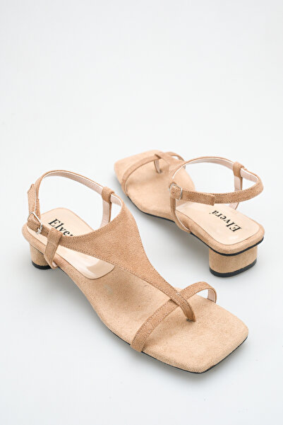 MALENTA Women's Leather Suede Flip-Flop Sandals Single Strap Ankle Tie Open B...