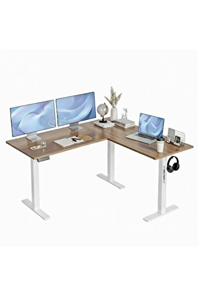 Arka Chairs Birou de colț electric STÂNGA sau DREAPTA cu înălțime reglabilă 1...