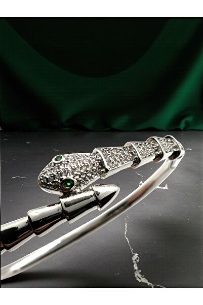 Allurist Jewerly Çelik yılan model kelepçe bileklik