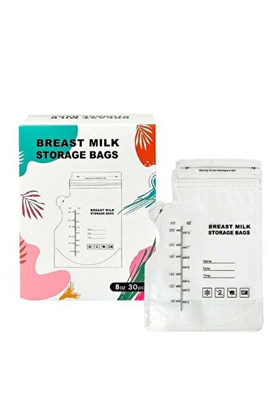 Fun Moment 250ml Milk Storage Bags, 30-Pack