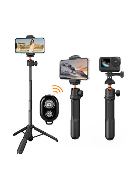 K&F CONCEPT 60CM Selfie Çubuğu & Tripod | Aksiyon Kameralar ve Cep Telefonlar...