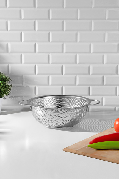 Nehir مصفاة من الفولاذ المقاوم للصدأ مقاس 25 سم