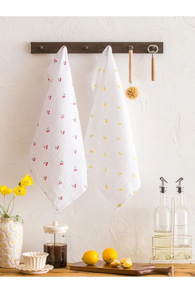 LC Waikiki LCW HOME Πανί Στεγνώματος από Μικτό Βαμβάκι με Σχέδια, Συσκευασία ...