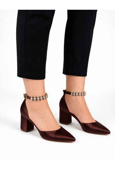 CRAFT MODA Γυναικεία παπούτσια με τακούνι με λουράκι στον αστράγαλο