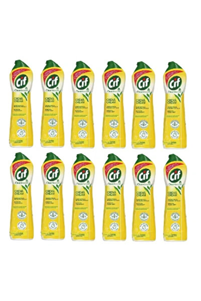 Cif Pachet promoțional 12 X Cream Lemon Soluție Universală 300g