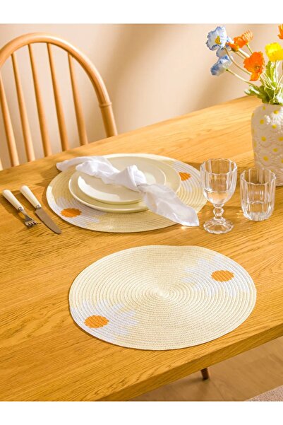 LC Waikiki LCW HOME Σετ Μικτές Ψάθινες Σανίδες 2 τεμαχίων 38 εκ.