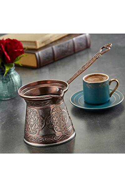 Elista No. 5 Nickel Patterned Stainless Steel Cast Coffee Pot Suitable for In...
