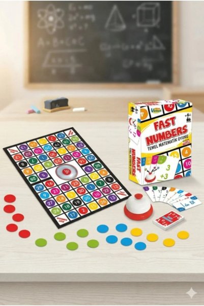 BebeMango Buz Savaşı + Fast Numbers 2’li Oyun Seti | Zeka, Dikkat ve Matematik Geliştirici Eğitici Aile Oyunu