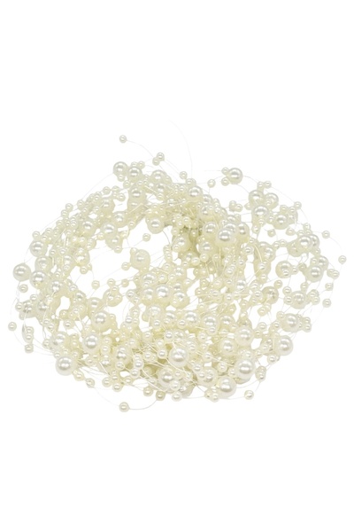 AFO Sirag margele 10 fire X 1.35m Mari Ivory