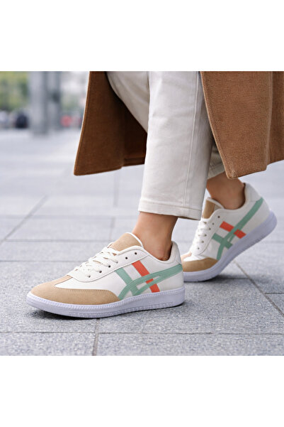 Emax Women's Sneaker Daily Comfortable Lace-Up Sports Shoes Non-Slip Sole